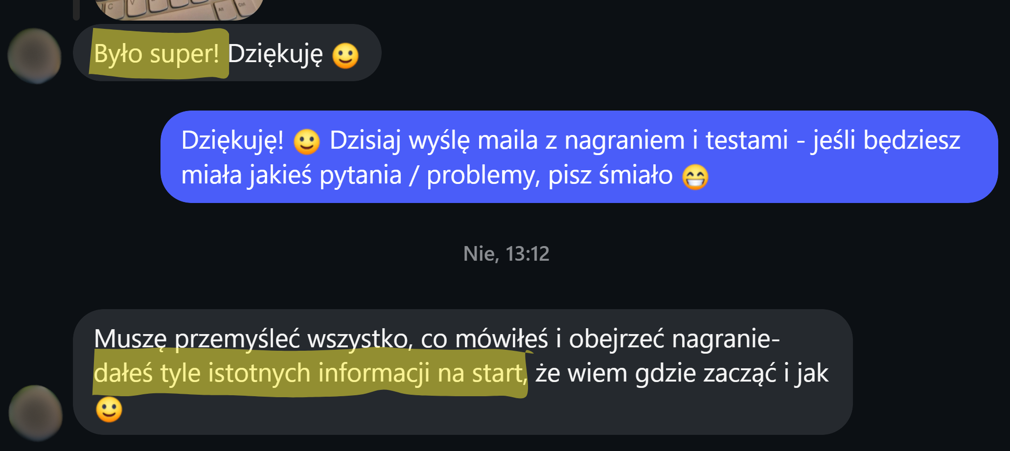 Opinia uczestnika kursu 2
